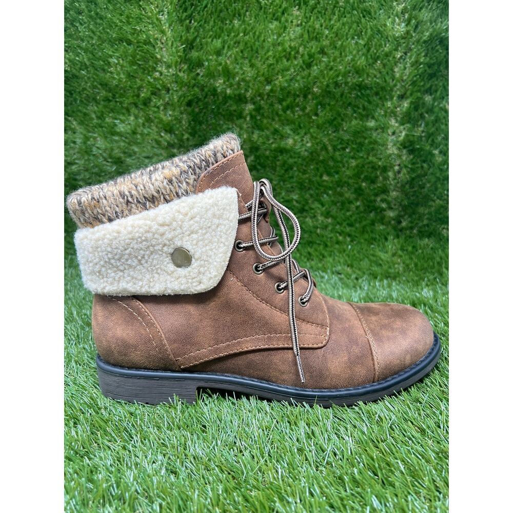 Cliffs by White Mountain Women's 9M Duena Brown Boots - Picture 5 of 8